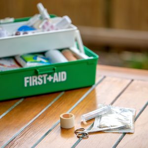 First Aid, CPR, AED, O2 provider